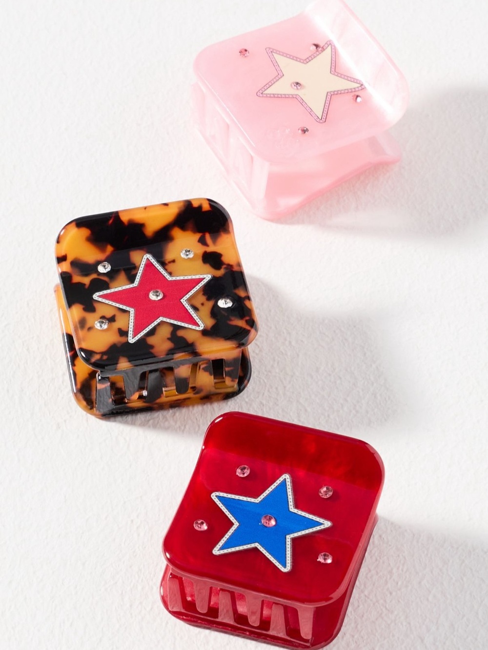 Frasier Sterling Anthropologie Star Claw Clip Set